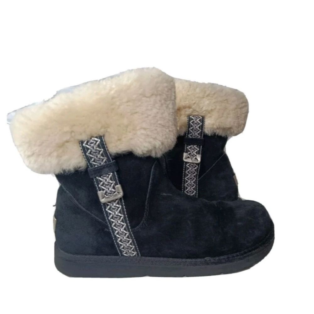 Ugg Australia Metro Tas Boots Women's Size 9 Black #5677
